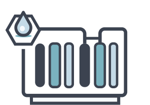 HP式温水床暖房